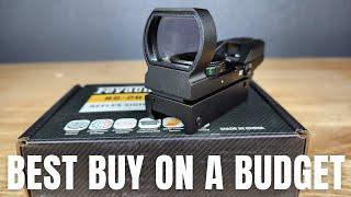 THE BEST BUDGET 4 RETICLE REFLEXRED DOT FOR PISTOLAR15 FEYACHI REVIEW