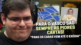 CASIMIRO REAGE VIDENTES TIRANDO NAS CARTAS PRA VER QUEM VENCE VASCO X GRÊMIO  Cortes do Casimito