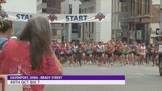 49th Annual QCT Bix 7 brings thousands of runners to downtown Davenport