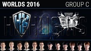 H2K vs edward Gaming Highlights S6 World Championship 2016 Week 2 Group C Day 6 H2K vs EDG