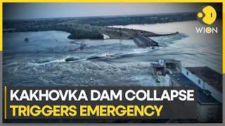 Nova Kakhovka damage sparks flooding evacuation  Russia-Ukraine War Update  WION News