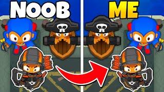 So I copied literally EVERYTHING this NOOB did... Bloons TD Battles 2