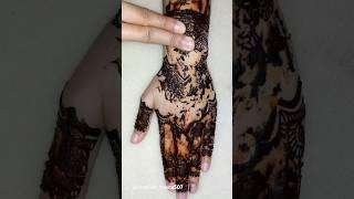 easy mehndi design for back handreverse mehandi #shorts #ytshorts #reverse #diyart