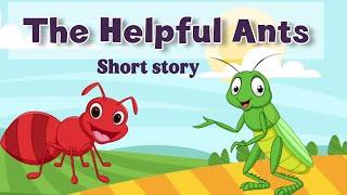 The ant and the grasshopper  Story  Story in English  Moral Story  Short Story  Story for Kids
