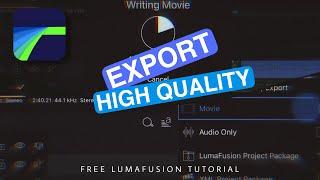 Cara Export Video - Lumafusion Course 5