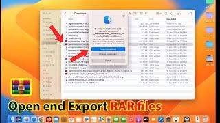 How to open rar files on mac