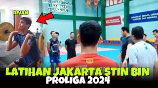 LATIHAN JAKARTA STIN BIN VOLLEYBALL PROLIGA 2024