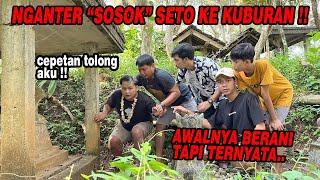 NGANTER SOSOK SETO KE KUBURAN TENGAH HUTAN  Gak nyangka Mas Joko sampe begini..