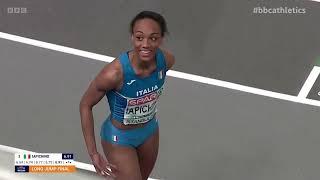 Larissa Iapichino jumps 6.97 new Italian national indoor record in Istanbul