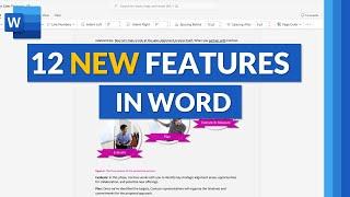 12 new features in Word for Summer 2024