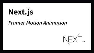 Animating Box and Text with Framer Motion Next.js