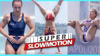Super SlowMotion Women Diving Highlights - 2019 Universiade Napoli
