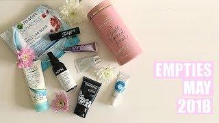 EMPTIES MAY 2018  Things Ive Used Up  Live Love Vicky