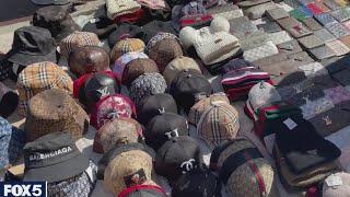 Counterfeit goods for sale on Canal Street