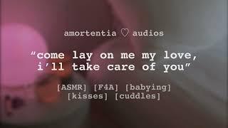 sweet girlfriend takes care of you while you’re sick 🩺 ASMR F4A babying kisses cuddles