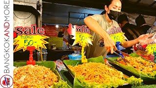 STREET FOOD Night Market PATTAYA Thailand  Jomtien Beach Pattaya