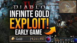 Diablo 4 - Infinite Gold Glitch XP EXPLOIT Level Up Fast Early Game