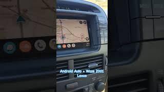 Android Auto Waze Grom Vline Lexus Toyota Retrofit Older vehicle #shorts #carstereo #navigation