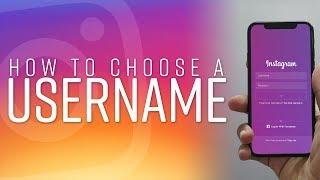 HOW TO CHOOSE A GREAT USERNAME  Instagram Tutorial