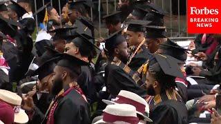 BREAKING NEWS Some Students At Morehouse Graduation Turn Their Backs To President Biden