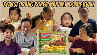 Reaksi Orang Korea Makan pertama Indomie Kuah Mie Soto vs. Ramen Korea