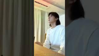 Jungkook singing Cupid - by Fifty fifty twin ver