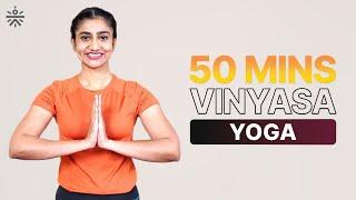 50 Mins Vinyasa Yoga  Vinyasa  Yoga for Beginners  Yoga At Home  Yoga Routine @cult.official