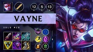 Vayne Mid vs Vladimir Rampage - EUW Master Patch 14.16