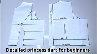 HOW TO CUTSEW A PERFECT PRINCESS DART BUSTIER FOR BEGINNERS