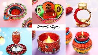 6 Diwali Candle Decoration Ideas  Tealight Candle Holder  Handmade Diya