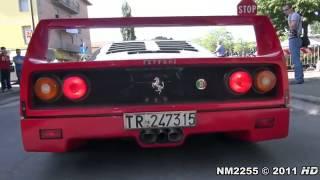 Ferrari F40 Loud Sound with Backfiring