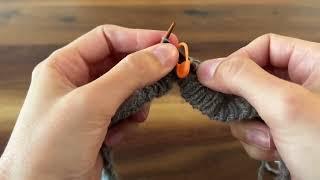 How to German Short Rows for a Top-down Raglan Sweater