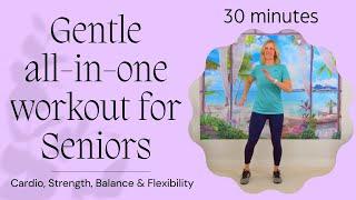 Gentle Low Impact All-in-One Exercises for Seniors  30 min  No equipment needed