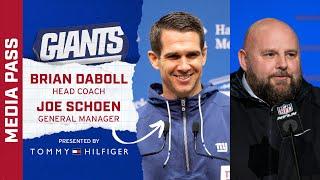 Joe Schoen & Brian Daboll on Kayvon Thibodeaux & Evan Neal Draft Picks  New York Giants