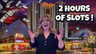2 Hours of Slot Machine Spins and Wins at PLAZA Las Vegas
