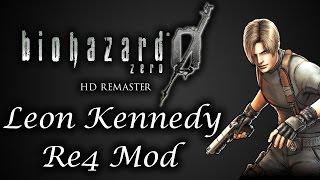 Mod Showcase Resident Evil 0 HD Remastered Leon Kennedy RE4 Mod By EvilLord