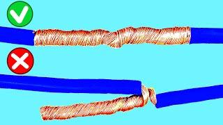 ЭТО ГЕНИАЛЬНО Как правильно соединить провода