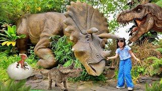 Ketemu Dinosaurus Lagi Tidur??? Main Ke Taman Dinosaurus Mencari Fossil Trex