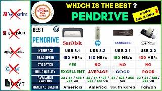 Best Pendrive 2024SanDisk vs HP vs High Speed Flash Drive for Windows & Mac  Top USB Drives