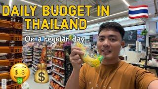 MY DAILY BUDGET IN THAILAND on a regular day