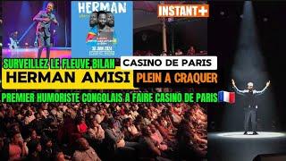 Casino de Paris  HERMAN AMISI  na retenu ses larmes pour la réussite de son spectacle ️