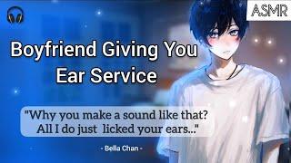 ASMR R17 INDOENG SUBS Your Boyfriend Giving You Ear Service  Bella Chan Japanese Audio