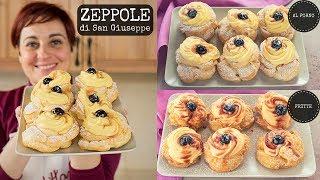 BAKED and FRIED ZEPPOLE DI SAN GIUSEPPE Easy Recipe - Homemade Choux Pastry by Benedetta