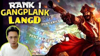  LangD Gangplank - I got a PENTAKILL - LangD Gangplank vs Camille