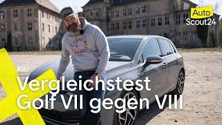 VW Golf 7 und Golf 8 Vergleichstest der deutschen Urgesteine