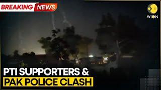 Pakistan police alleges PTI protesters pelted stones  WION Breaking