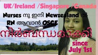 Must need OSCE to get RN registration in Newzealand for UK IrelandSingapore Cannda Nurses.#nurses