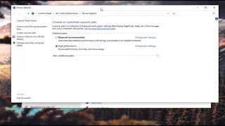 How to Enable Missing High Performance Plan  Performance Power Plan In Windows 10