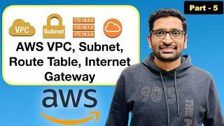 AWS how to setup VPC Public Private Subnet NAT Internet Gateway Route Table? -  Part-5