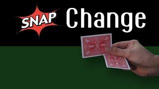 Easy card magic - Fast color change - Snap Color Change